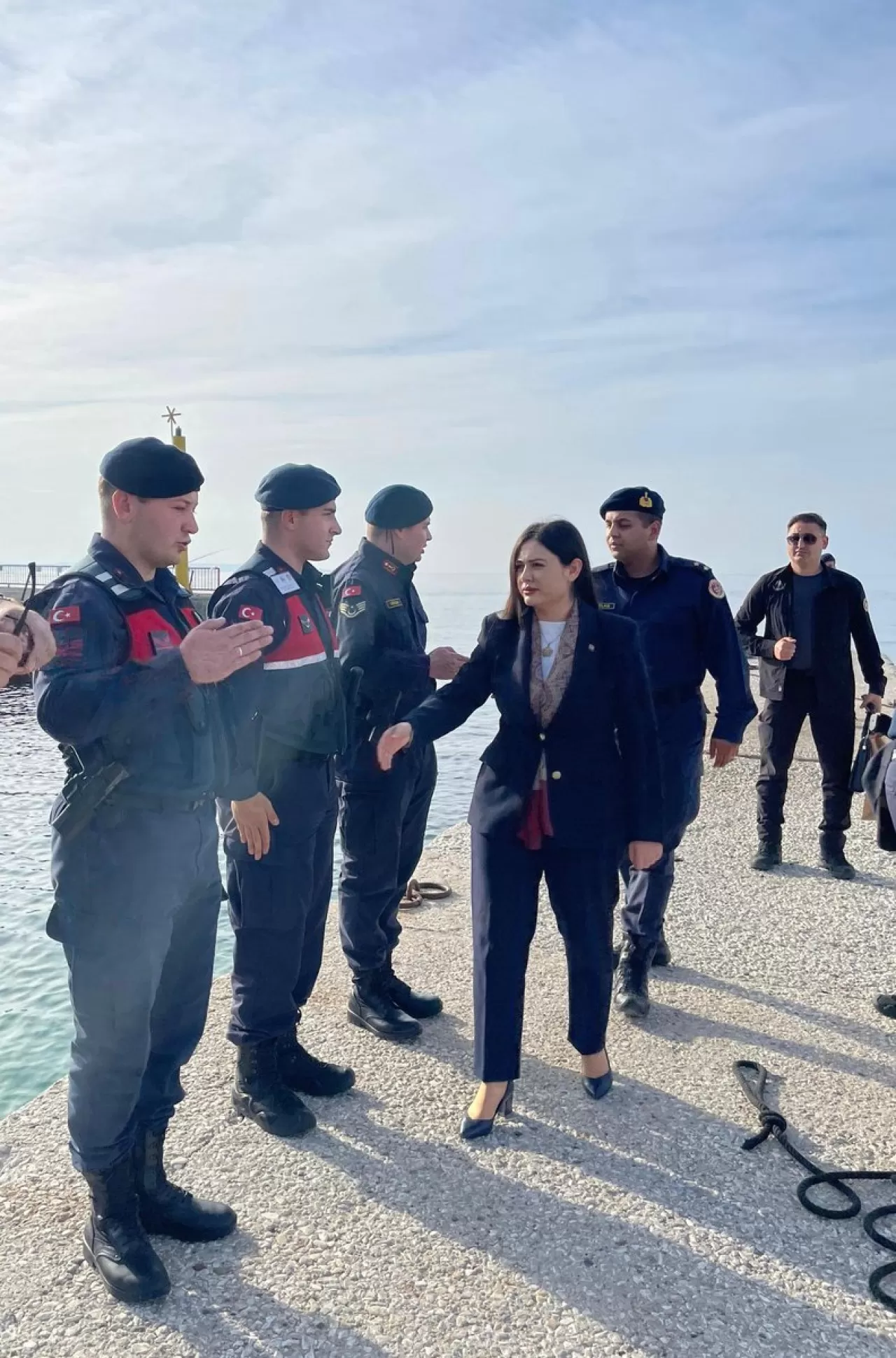 Kaymakam Rumeysa Görentaş Avşa Adası'nda İncelemelerde Bulundu