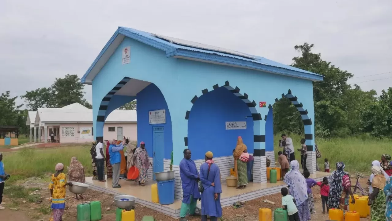 Balıkesir Müftülüğü ve TDV İş Birliğiyle Gana'da Su Kuyusu Açıldı