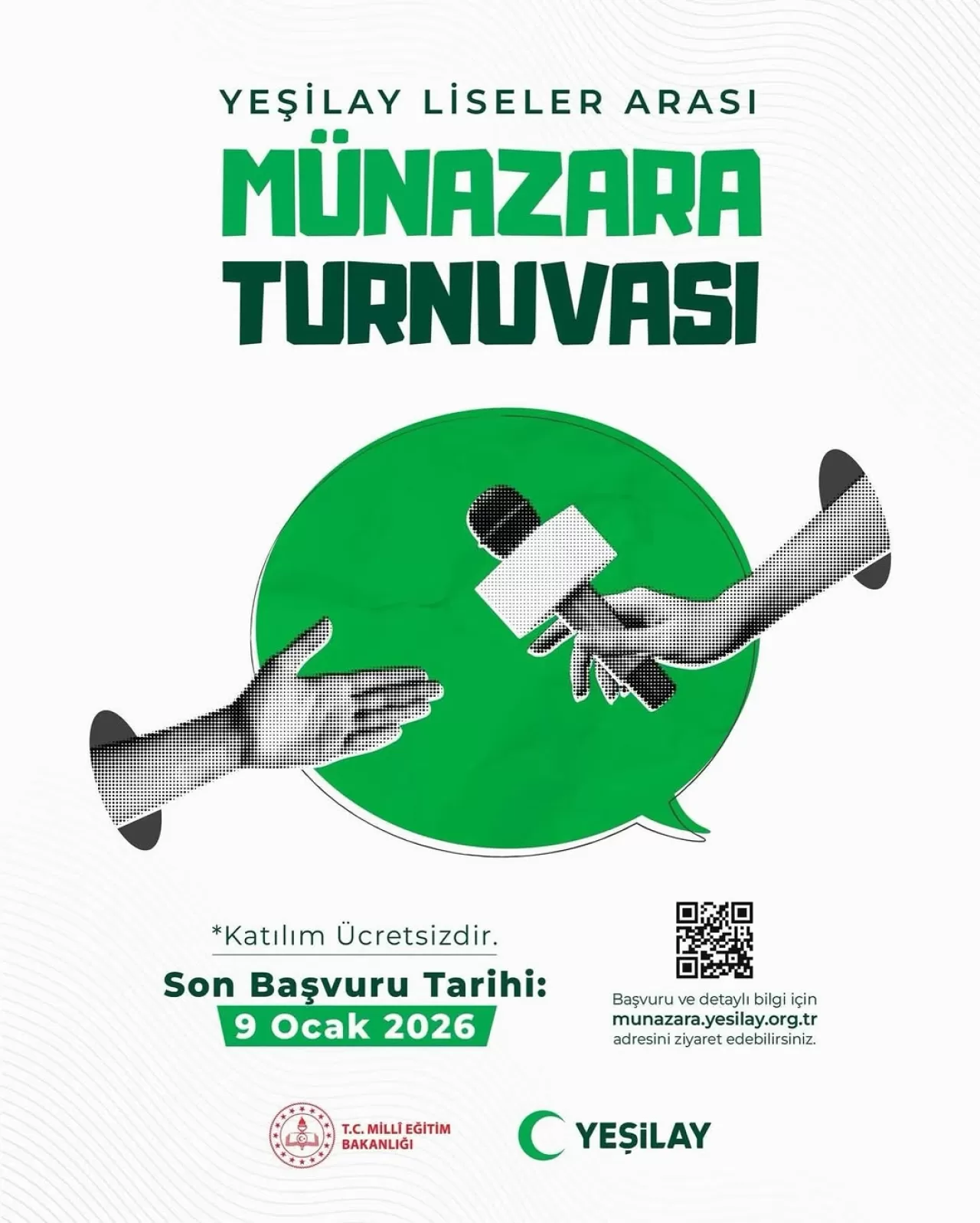 Yeşilay Liseler Arası Münazara Turnuvası Başvuruları Başladı