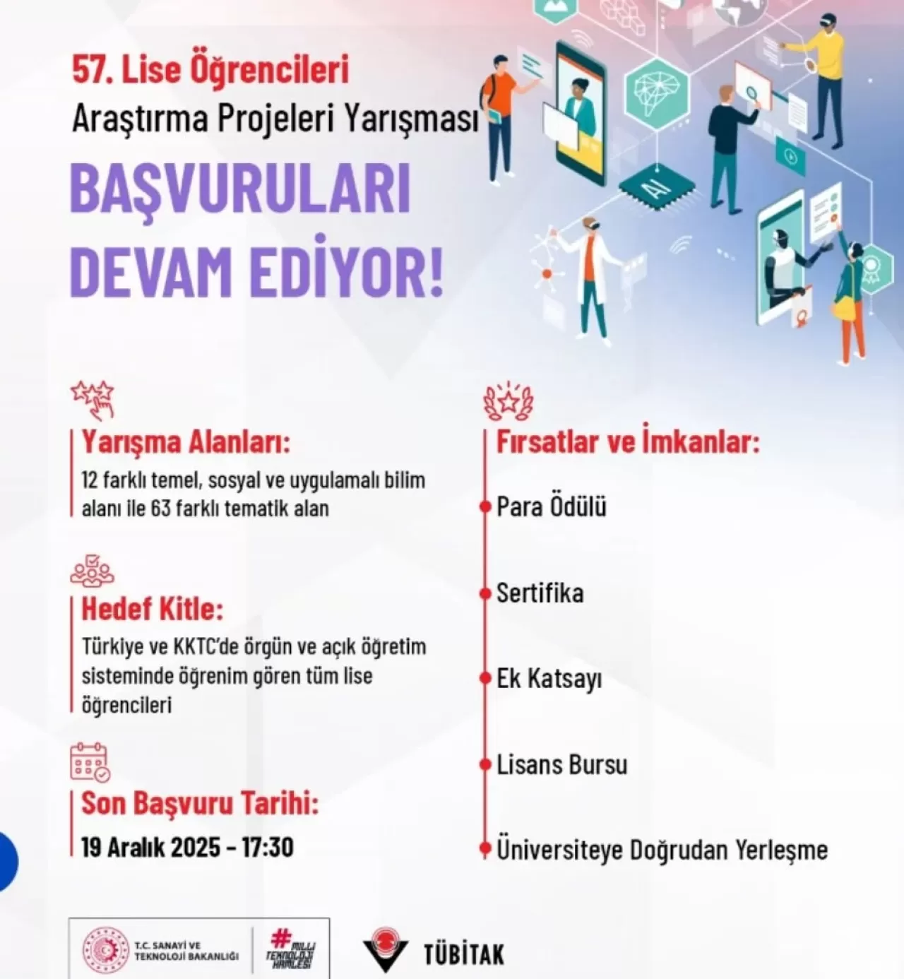 Balya'da Lise Öğrencileri İçin TÜBİTAK Araştırma Projeleri Yarışması Başvuruları Sürüyor