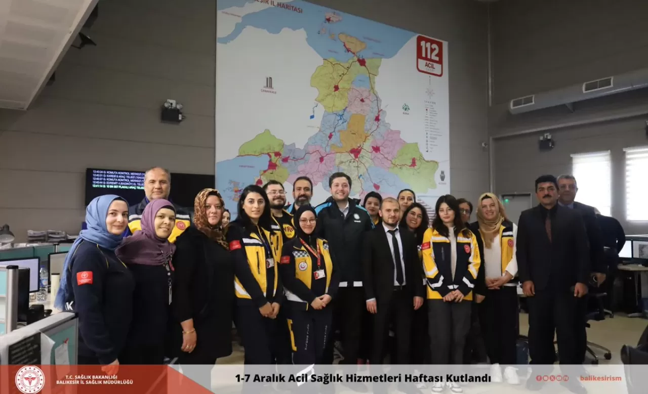 Balıkesir'de Acil Sağlık Çalışanları Yerinde Ziyaret Edildi