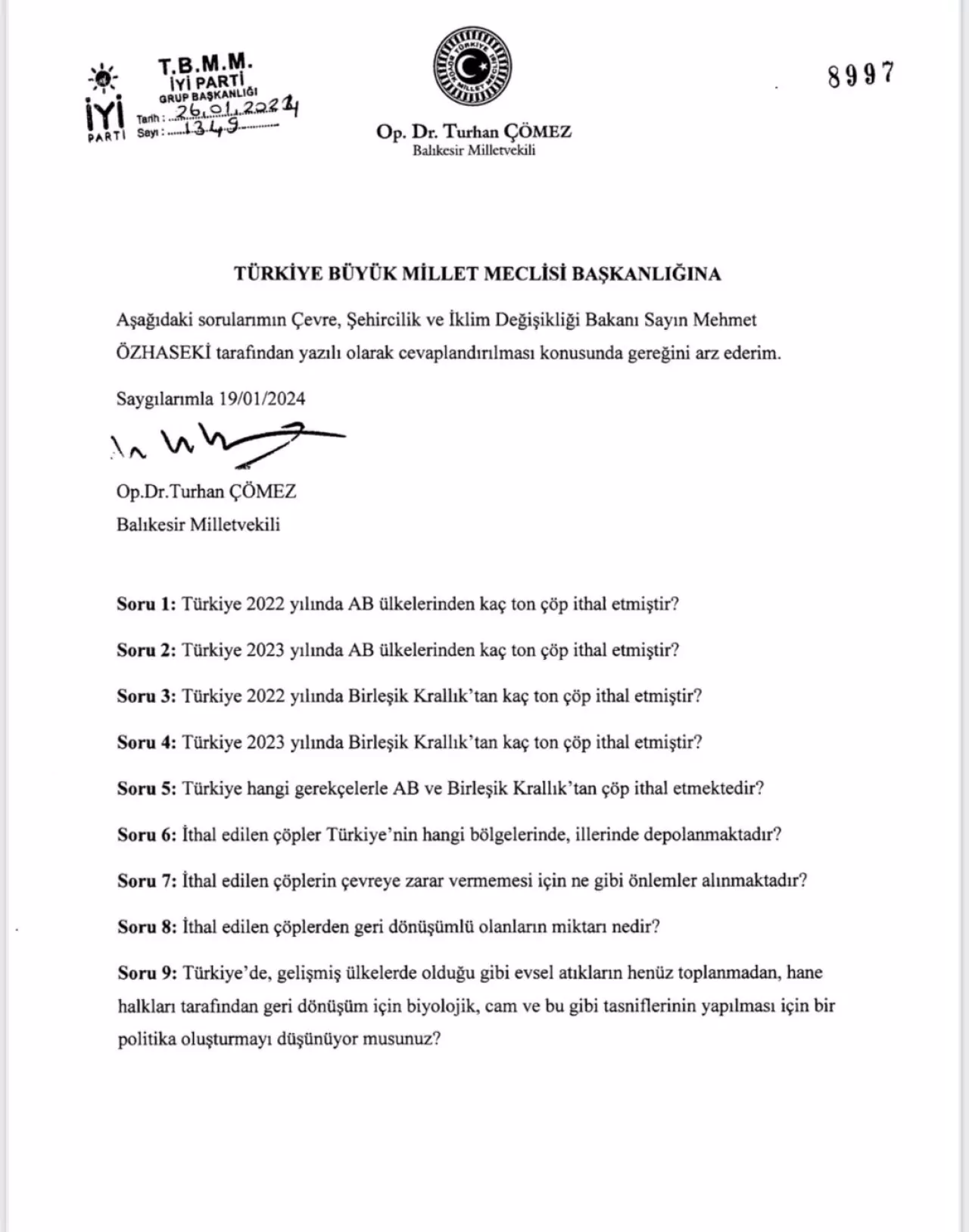 İYİ Partili Çömez: