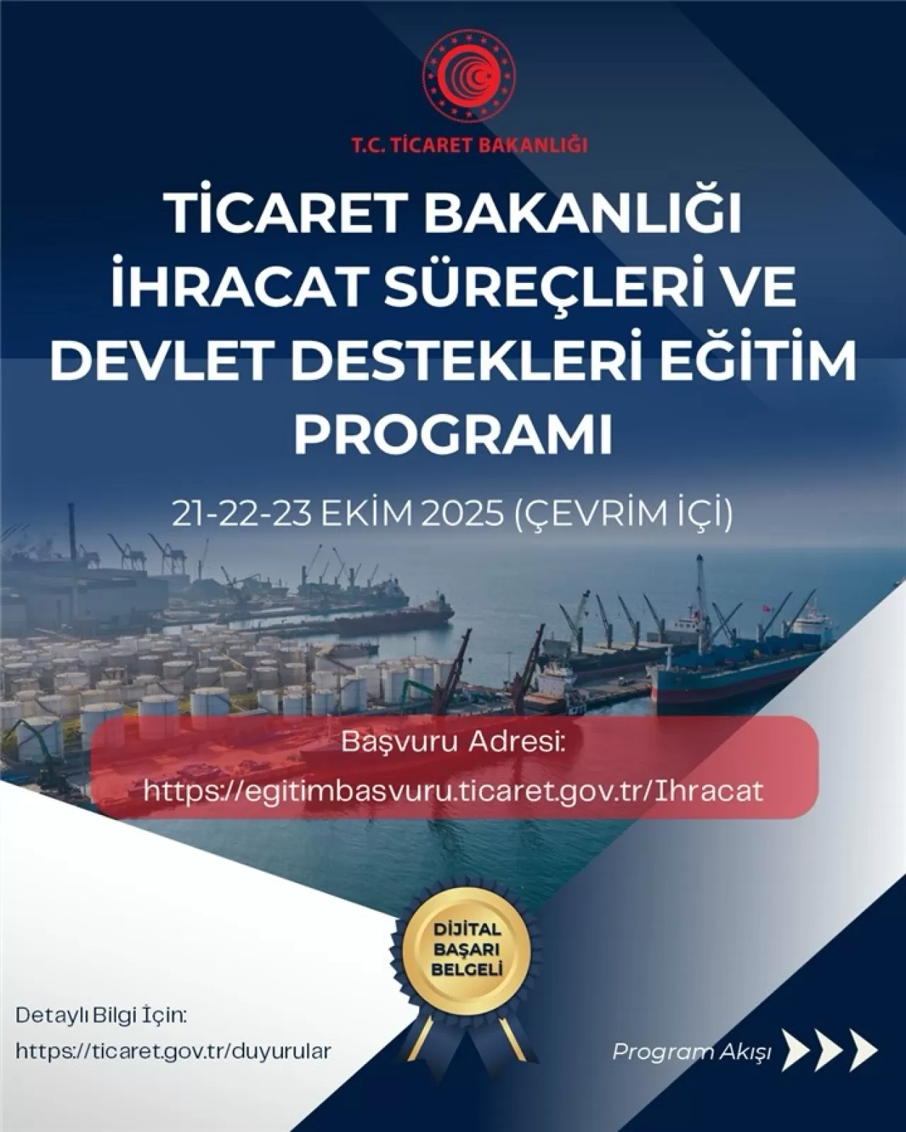 İhracatçılara Ücretsiz Çevrimiçi Eğitim ve Dijital Sertifika Fırsatı