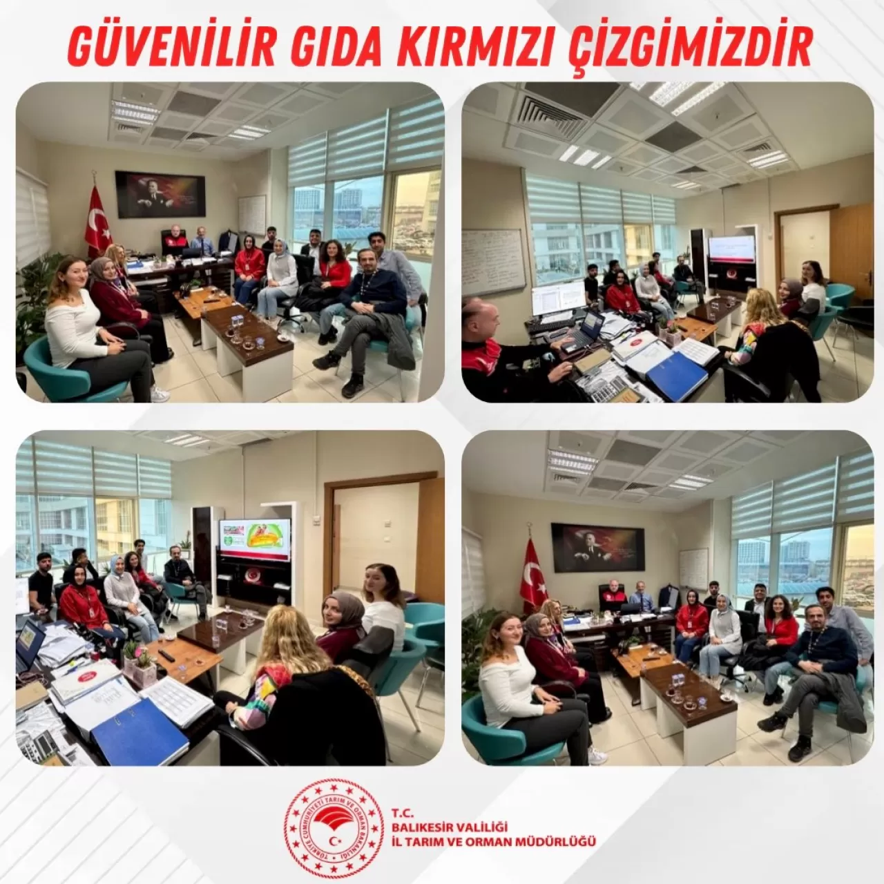 Balıkesir'de Hastane Yemekhanelerine Gıda Güvenliği Eğitimi