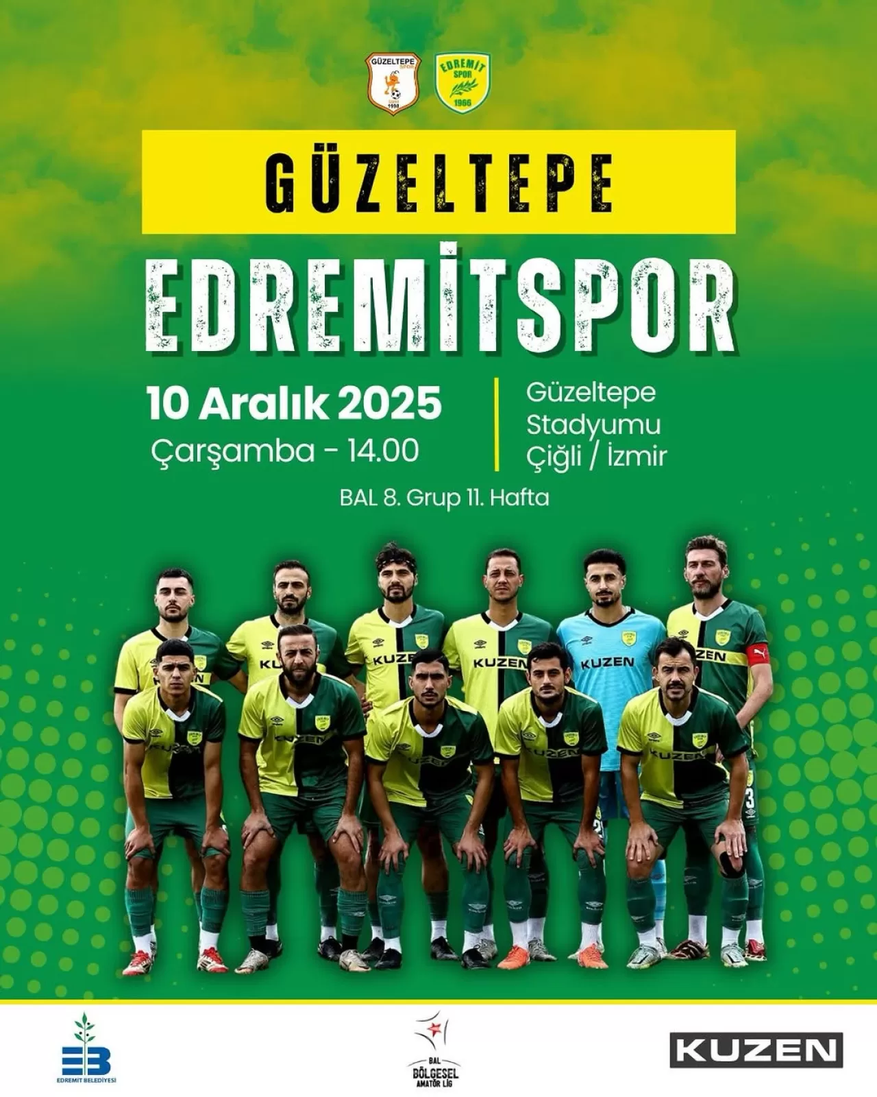 Edremitspor, Güzeltepespor ile İzmir'de Saha Buluşmasına Hazırlanıyor