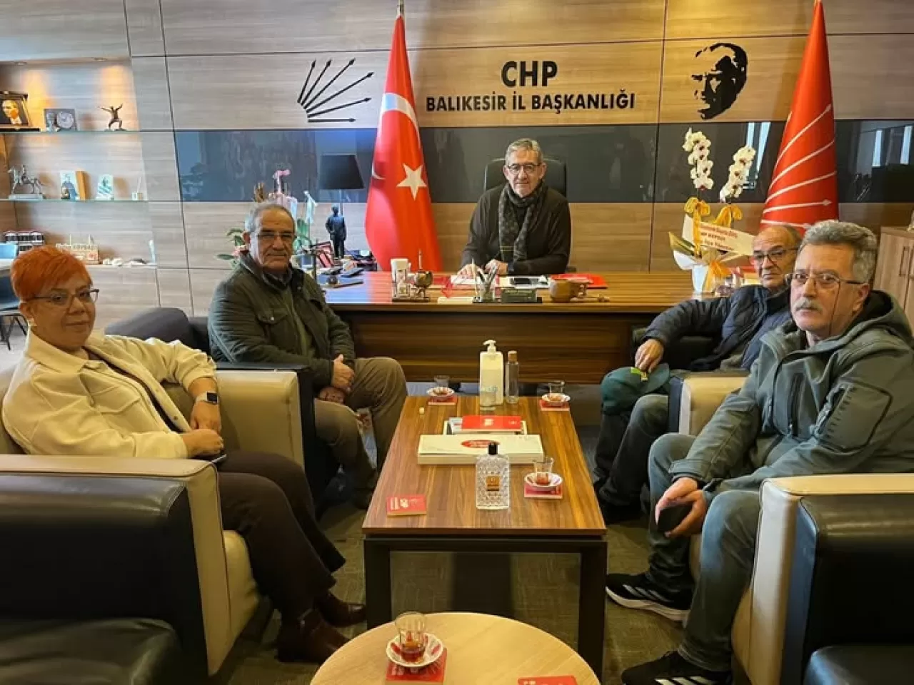 CHP Balıkesir'de Kepsutlu Yol Arkadaşlarından Ziyaret