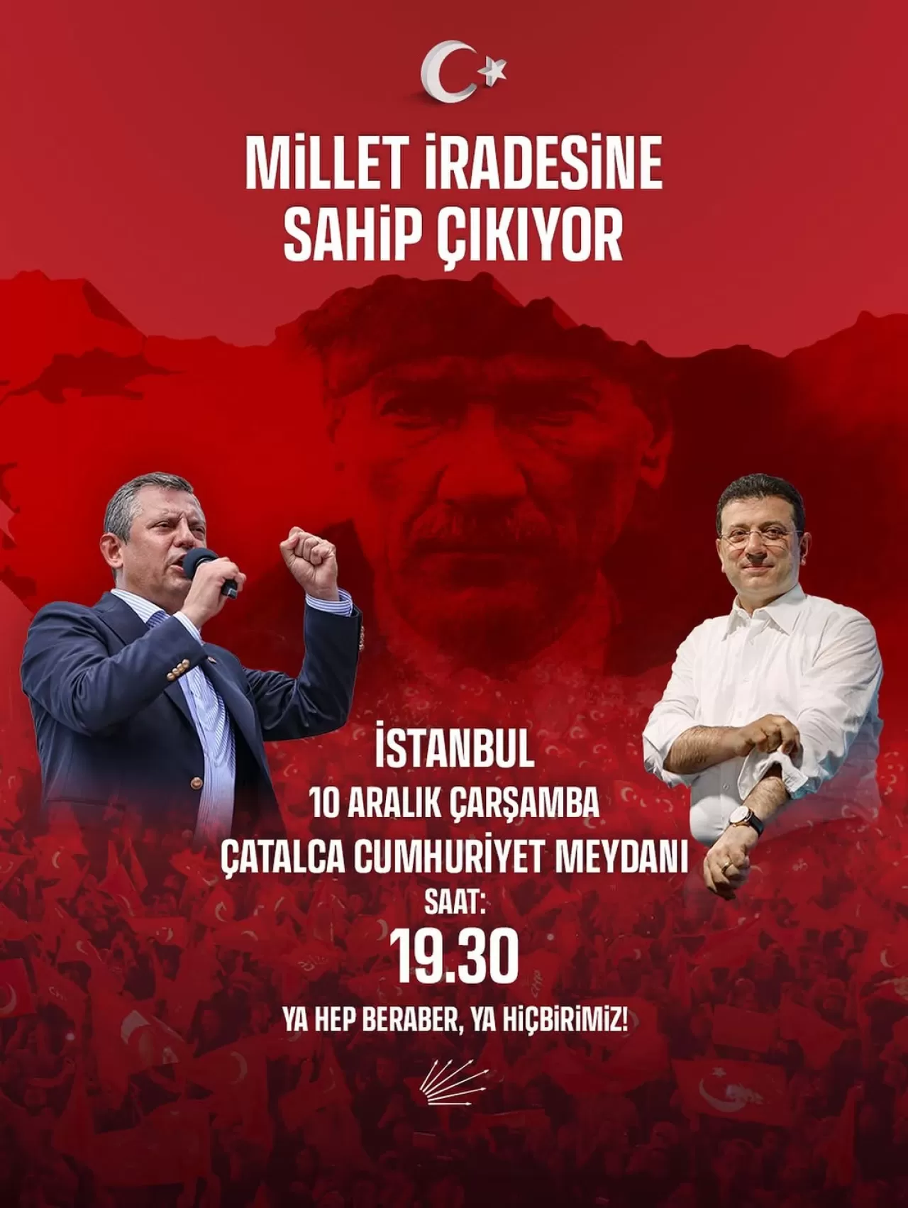 CHP'li Sarı'dan Çatalca'da Demokrasi ve Adalet Buluşması
