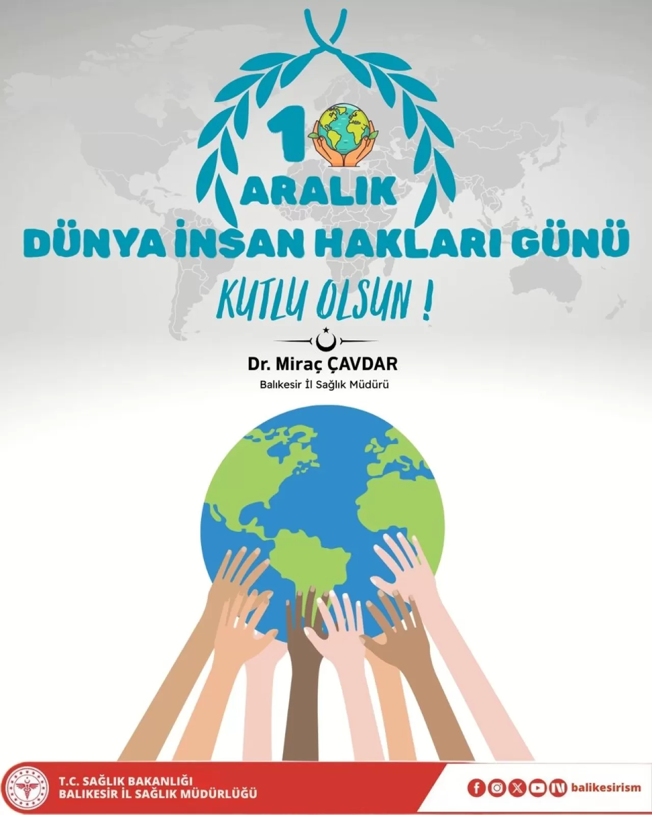 Balıkesir'de 10 Aralık Dünya İnsan Hakları Günü Kutlandı