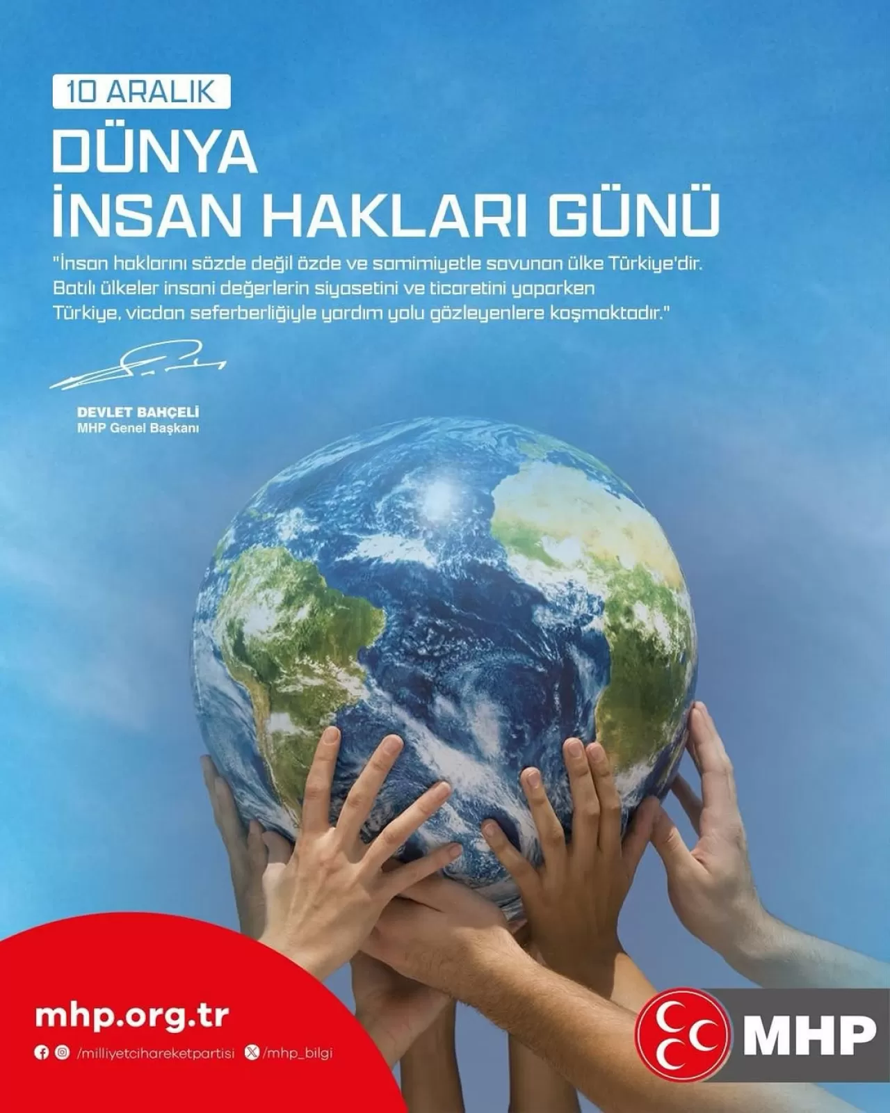 10 Aralık Dünya İnsan Hakları Günü