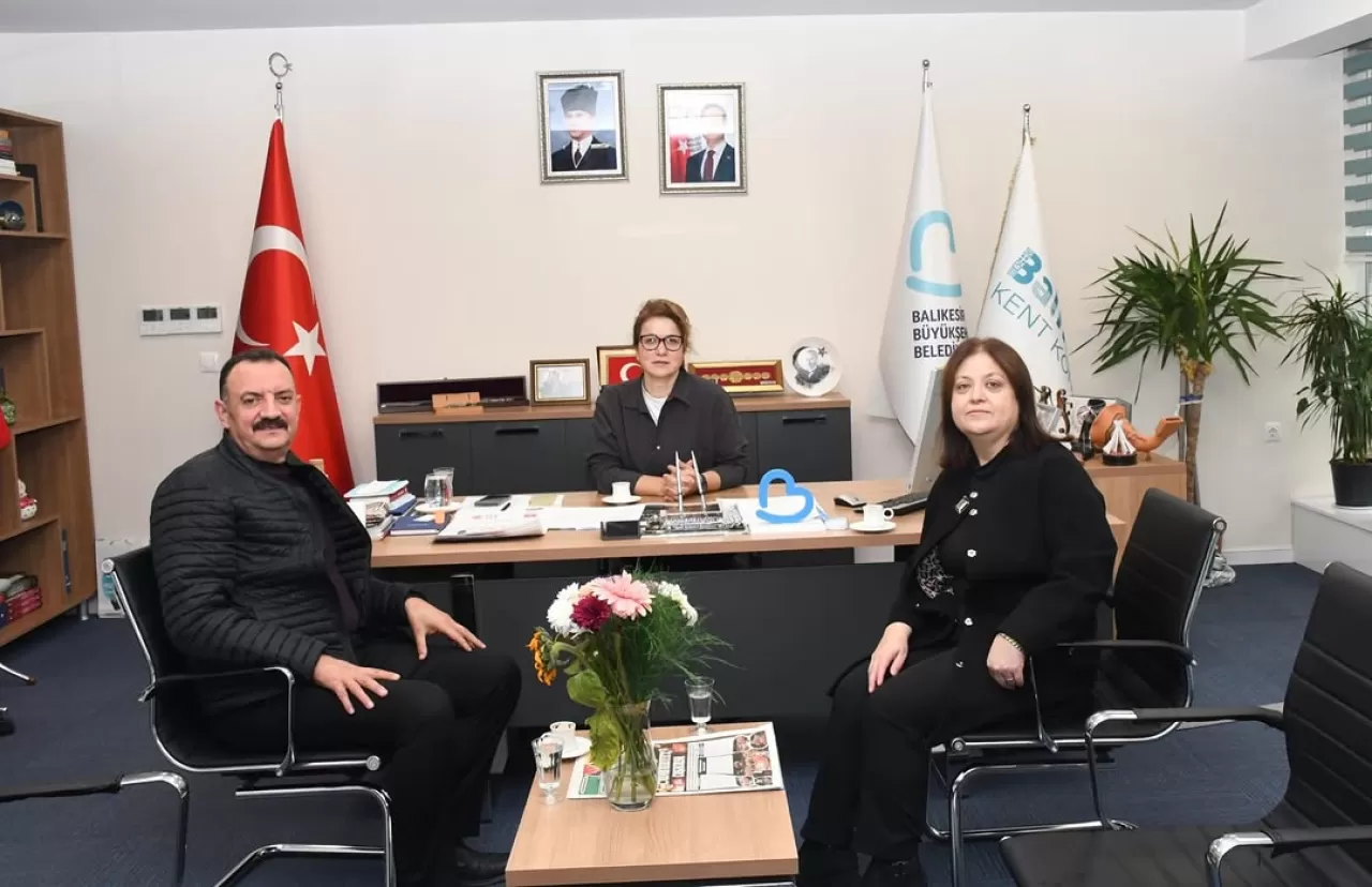 Balıkesir Kent Konseyi'nde İşbirliği ve Fikir Alışverişi Ziyareti
