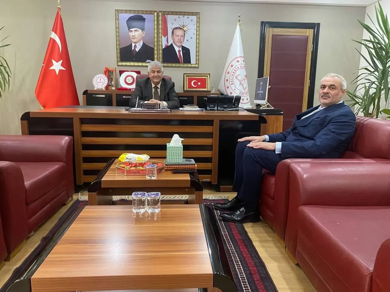 Roman Saha Koordinatöründen İl Milli Eğitim Müdürüne Hayırlı Olsun Ziyareti