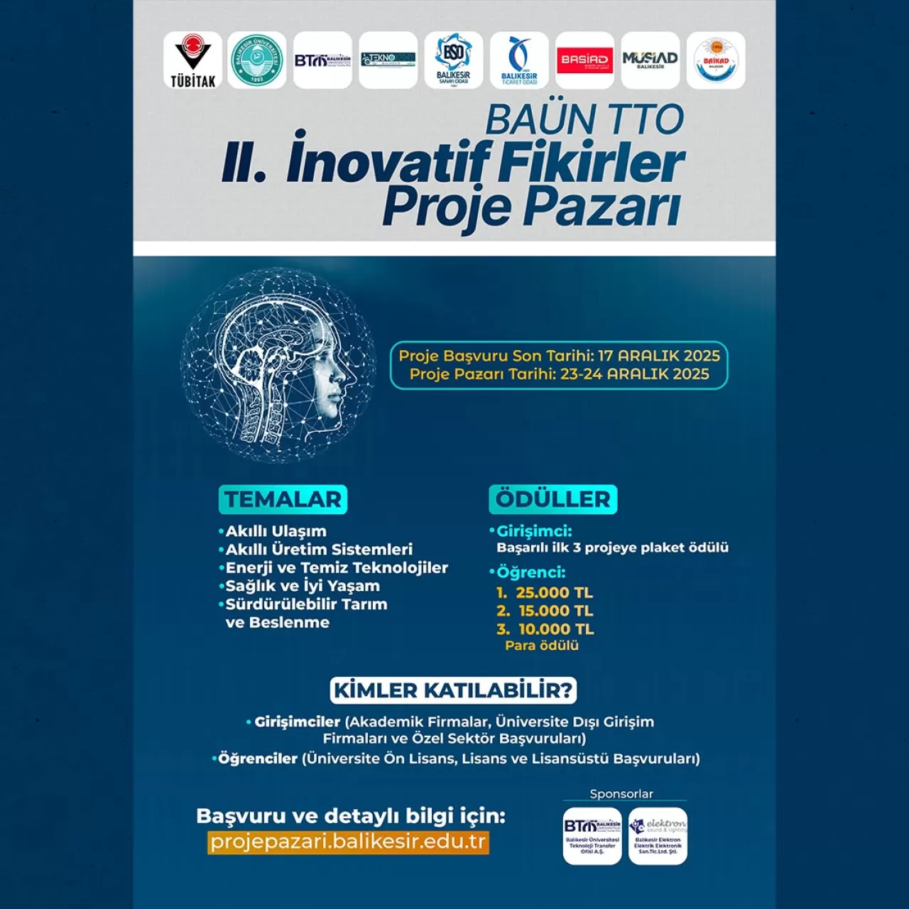 Balıkesir Üniversitesi'nde İnovatif Fikirler Proje Pazarı Düzenleniyor