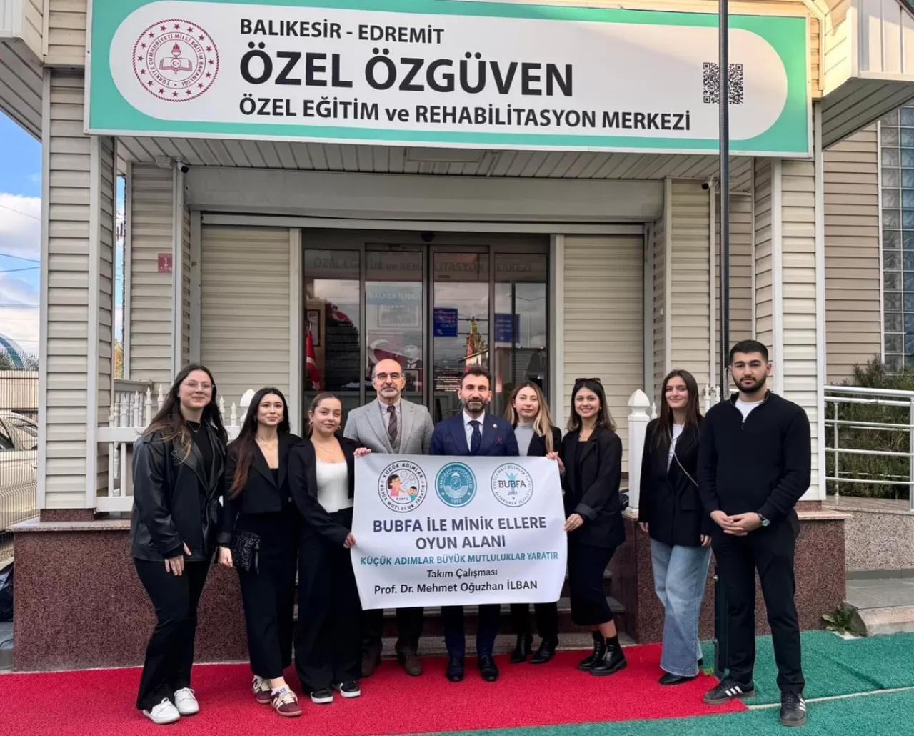 BUBFA Öğrencilerinden Minik Ellere Özel Oyun Alanı