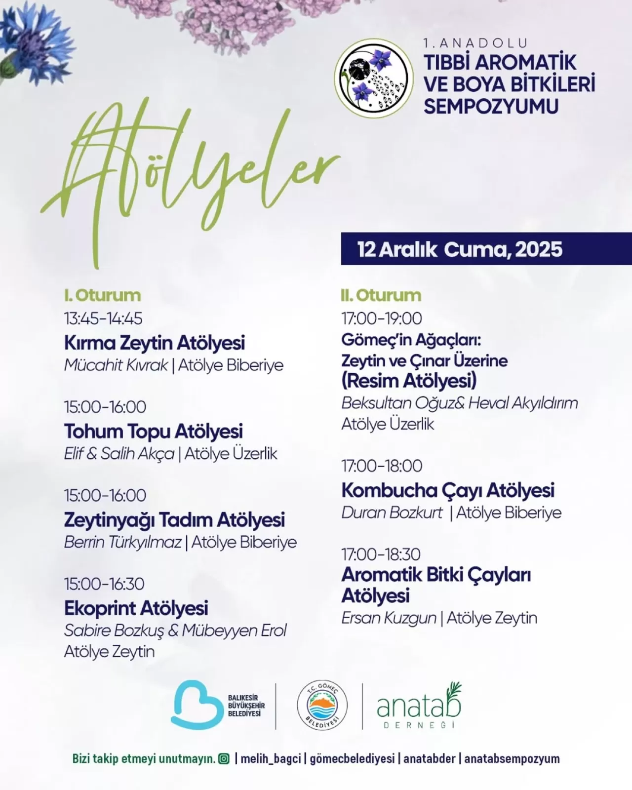 Gömeç, Tıbbi ve Aromatik Bitkiler Sempozyumu'na Ev Sahipliği Yapacak