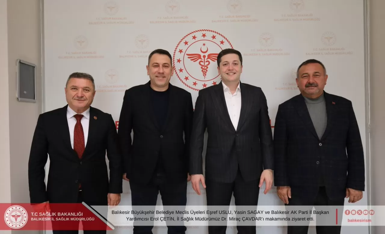 AK Partili Heyet, Balıkesir İl Sağlık Müdürü Çavdar'ı Ziyaret Etti