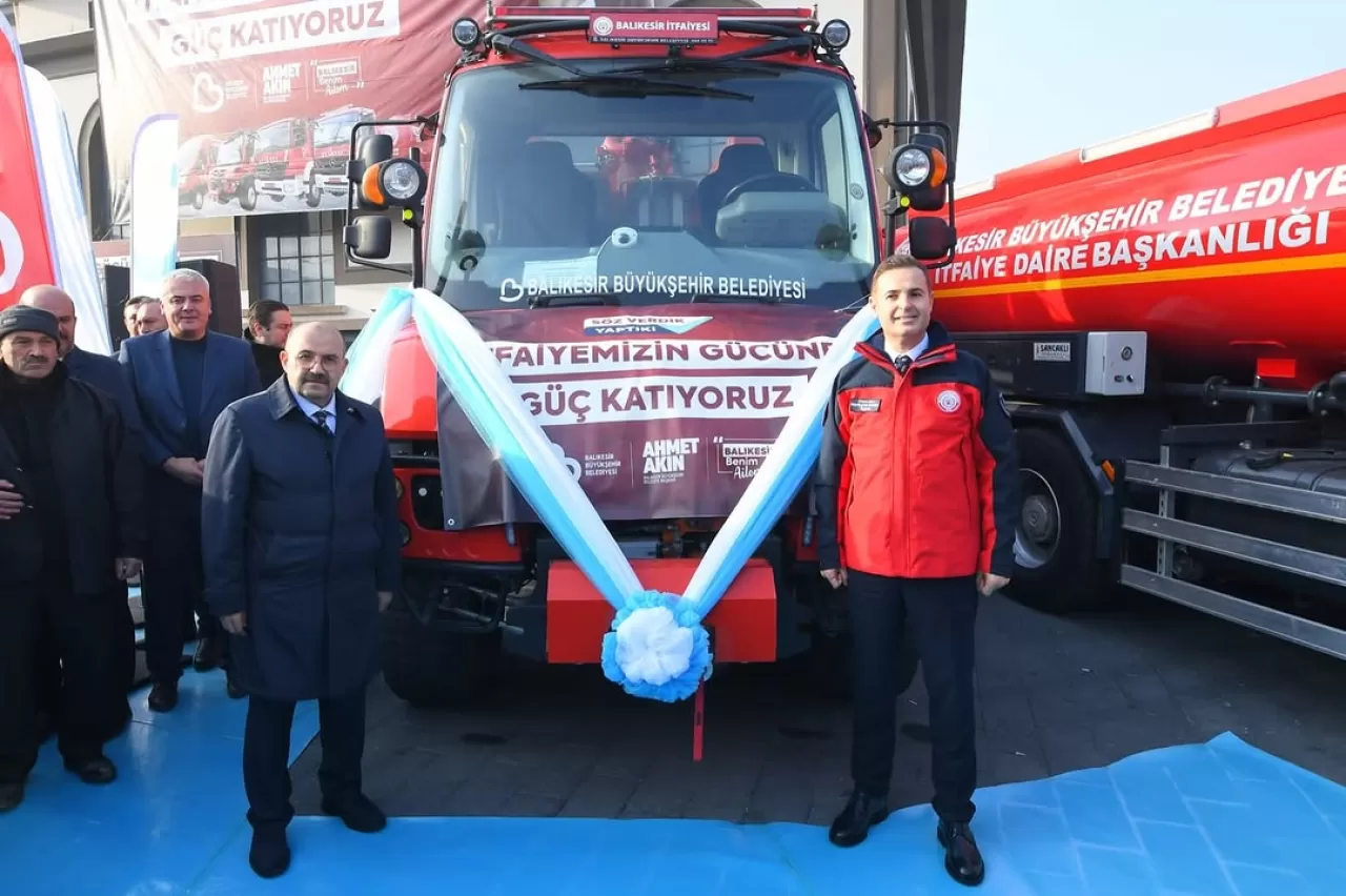 Balıkesir İtfaiyesi'ne Yeni Araçlar