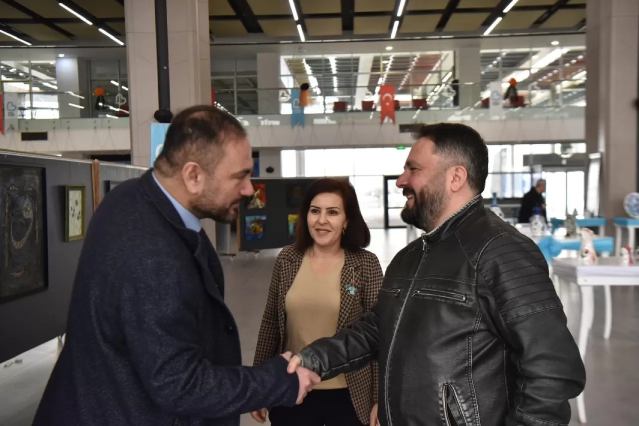 Altıeylül'den Mevlana'nın Vuslat Yıldönümü Sergisine Anlamlı Katılım