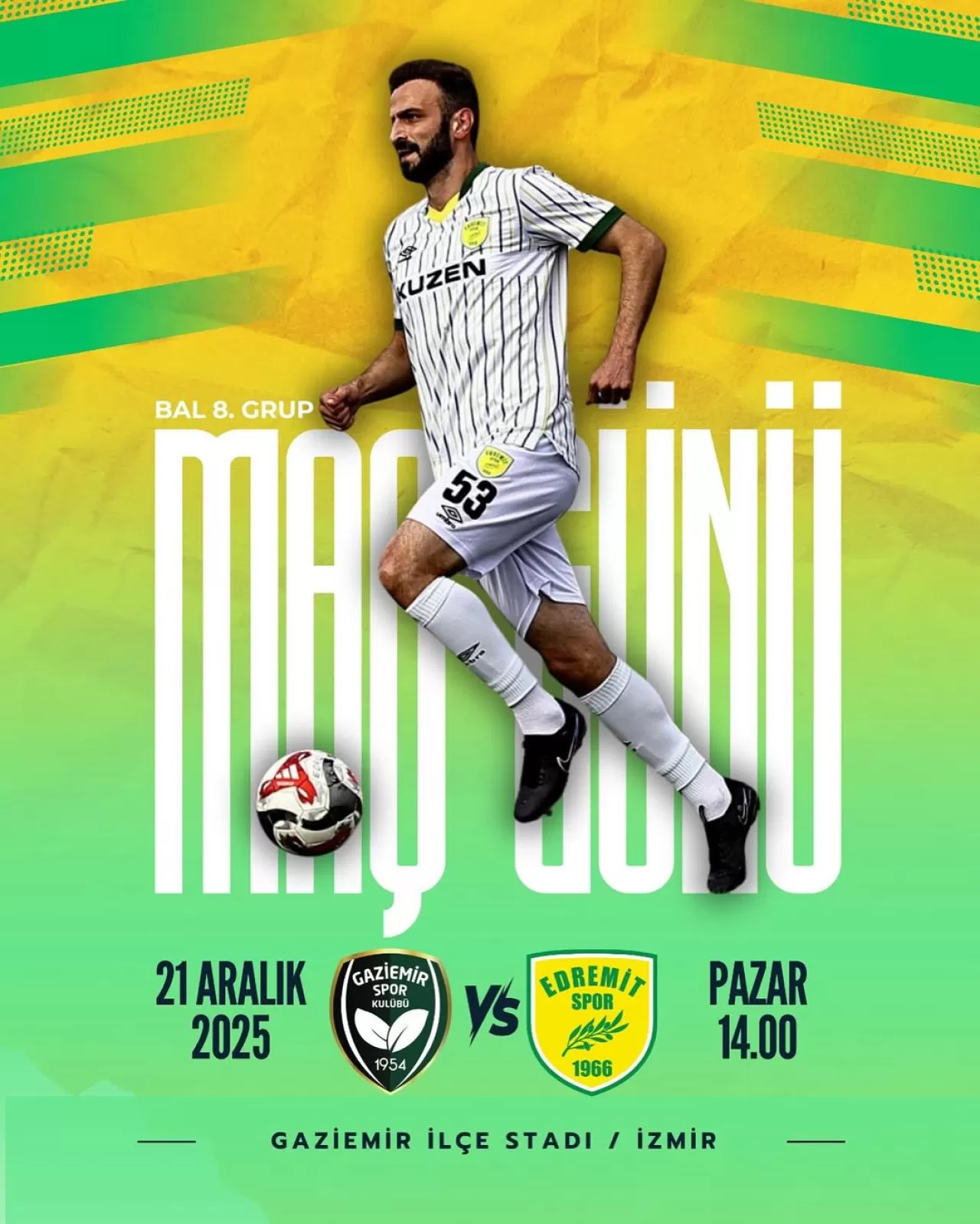 Edremitspor, Gaziemir'de Sahaya Çıkıyor