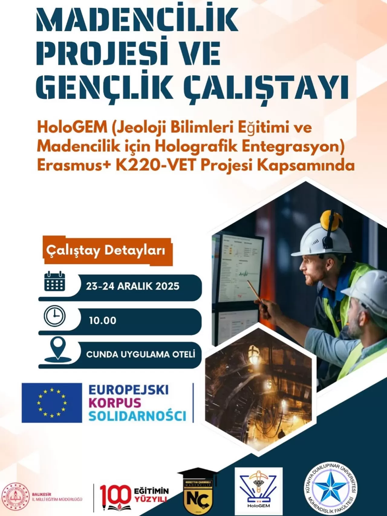 Balıkesir'de Madenciliğin Geleceği için Gençlik Çalıştayı