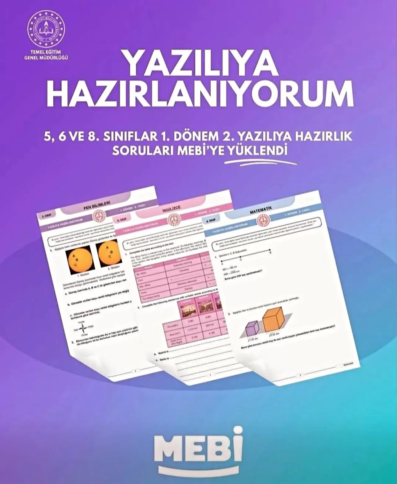 Edremit'te Ortaokul Öğrencileri için Yazılı Hazırlık Desteği