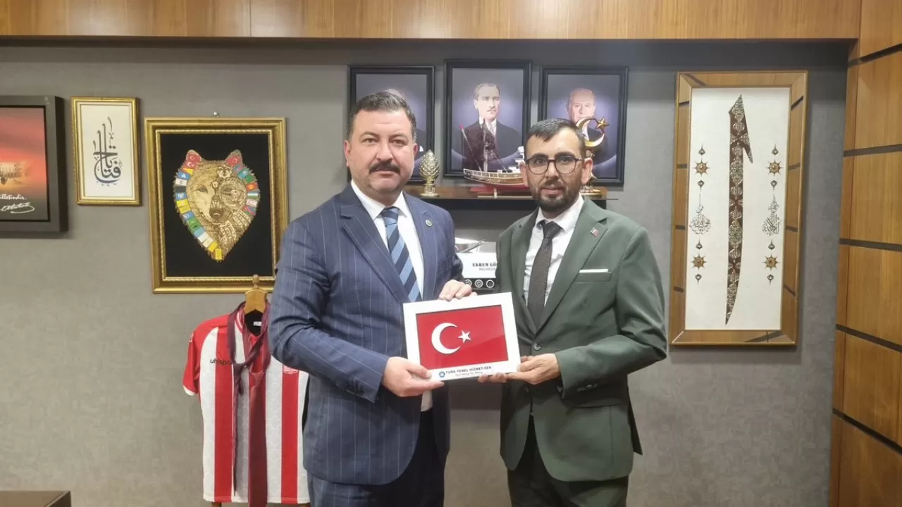 MHP'li Yüksel, Türk Yerel Hizmet Sen Temsilcilerini Ağırladı
