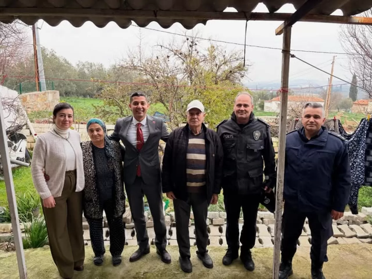 Kaymakam Mehmet Nesip Mahir, Gazi Mustafa Arslan'ı Evinde Ziyaret Etti