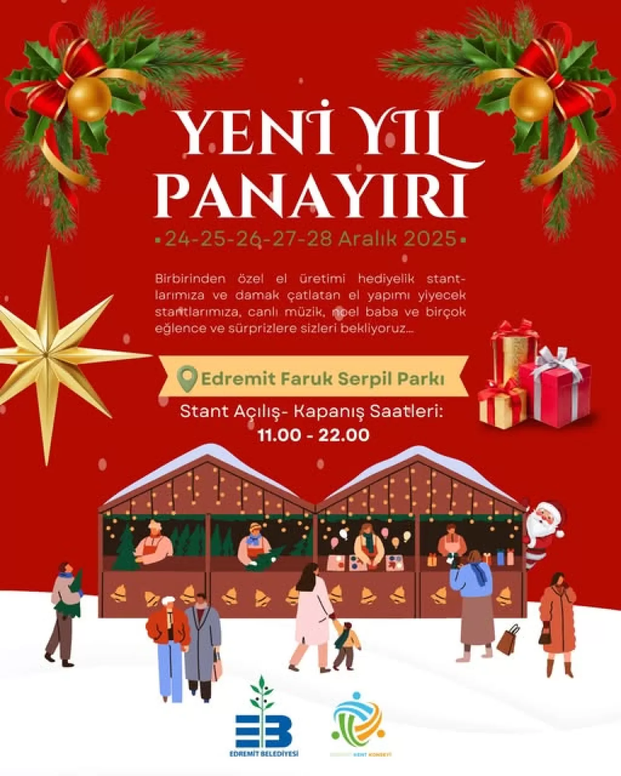 Edremit'te Yeni Yıl Coşkusu Panayırla Başlıyor
