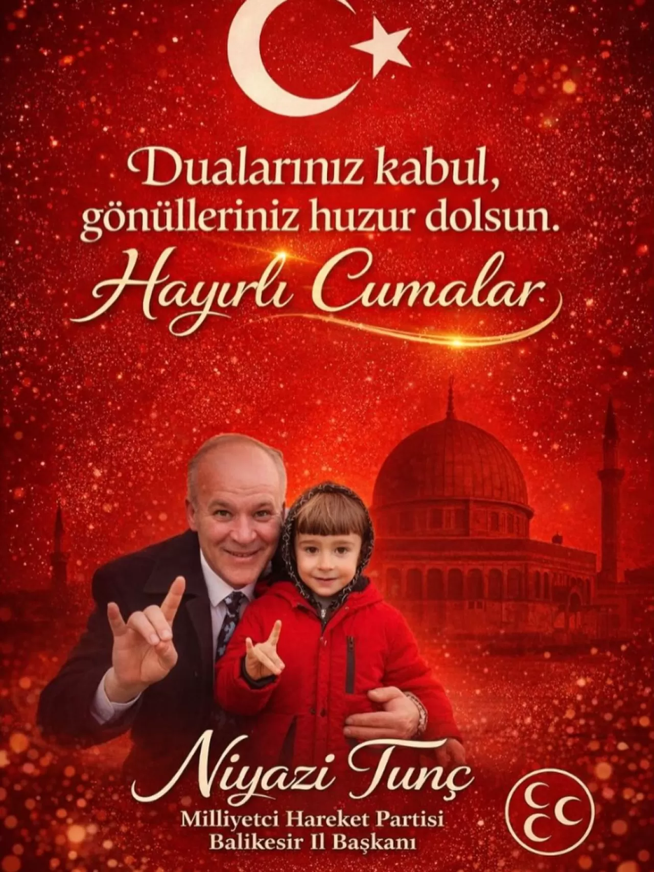 Cumaların Bereketi MHP Balıkesir'den Mesajla Yansıdı