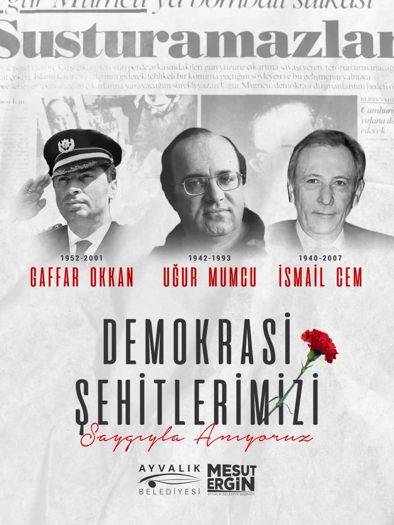 Cumhuriyet Değerlerinin Simge İsimleri Anıldı