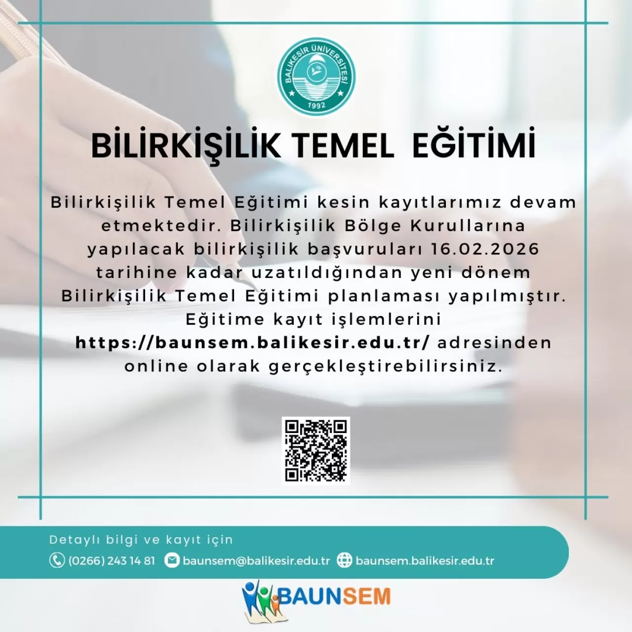 Balıkesir Üniversitesi'nden Bilirkişilik Temel Eğitimi