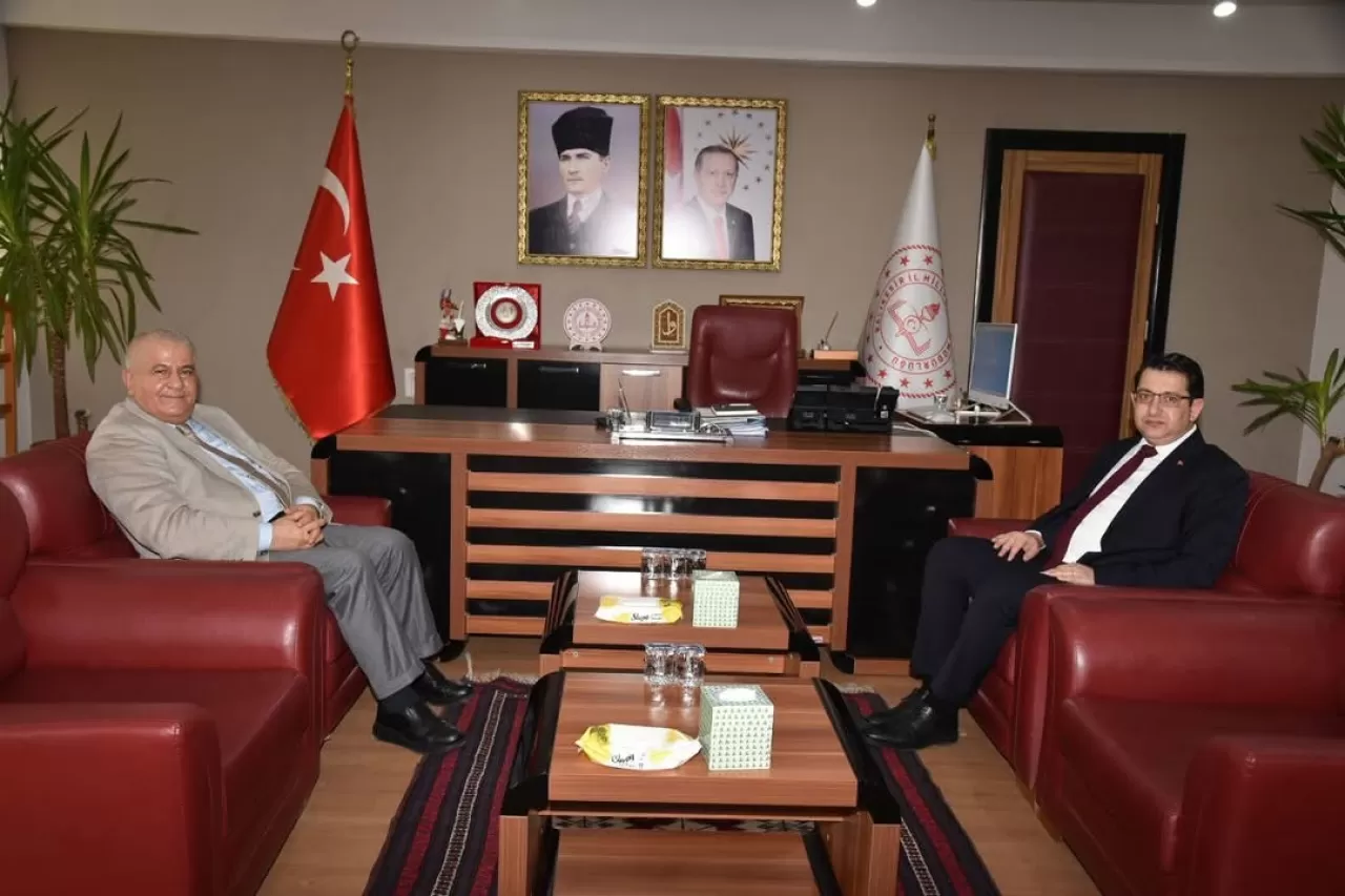 İl Defterdarı Ersoy'dan İl Milli Eğitim Müdürü Kal'a Ziyaret