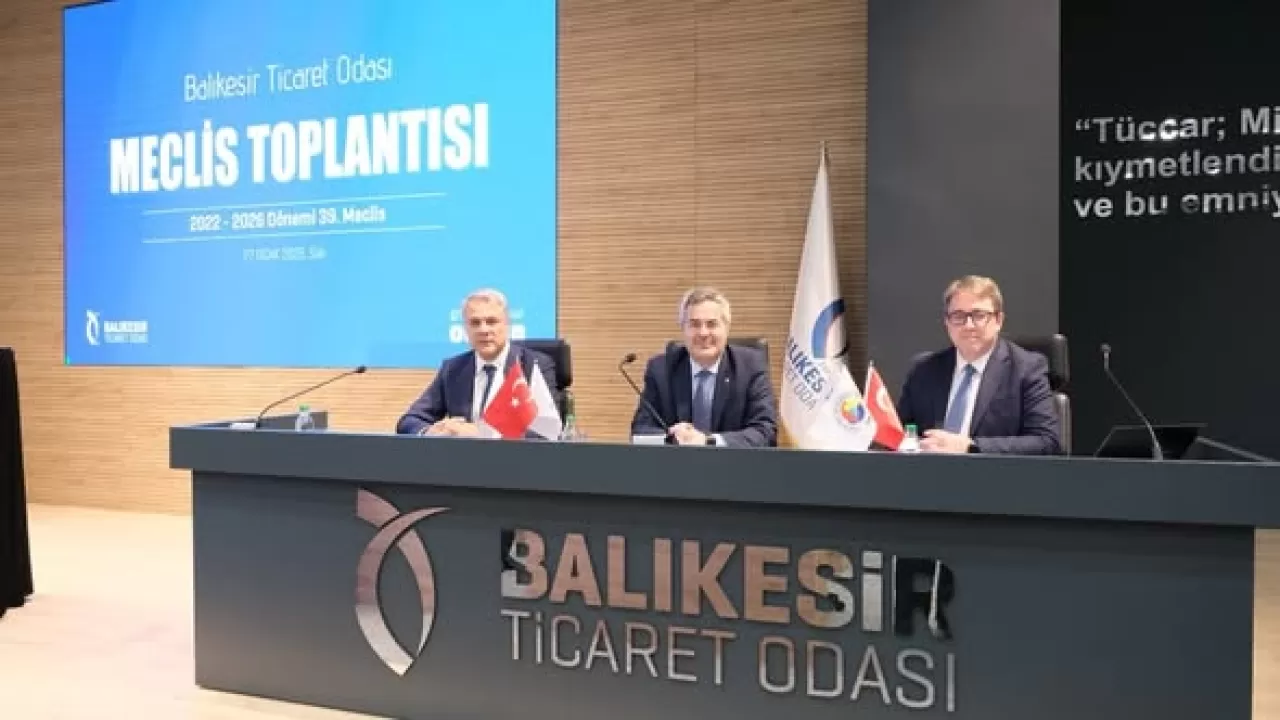 Balıkesir Ticaret Odası Olağan Ocak Ayı Meclis Toplantısını Gerçekleştirdi