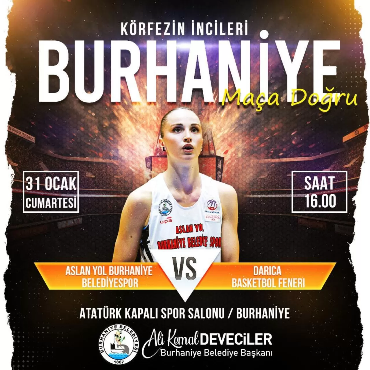 Burhaniye Belediyespor'dan Basketbolseverlere Ücretsiz Müsabaka Daveti