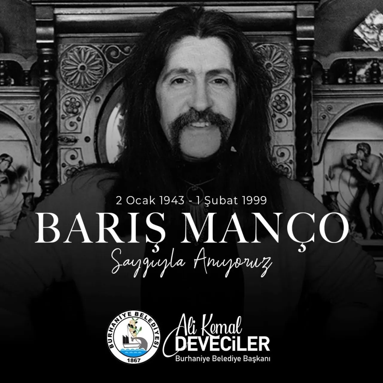 Burhaniye'de Barış Manço Sevgi ve Özlemle Anıldı