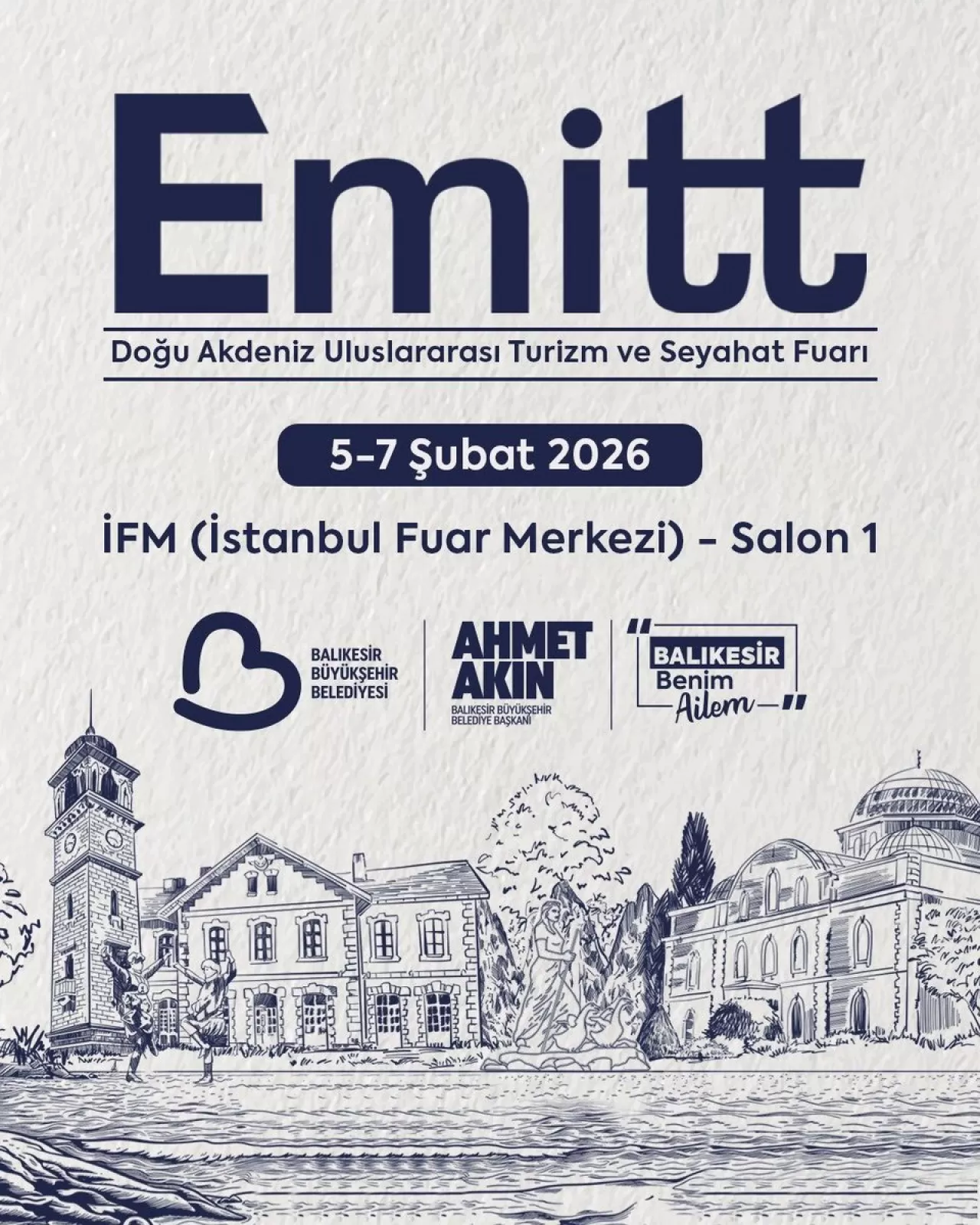 Balıkesir, EMITT Fuarı'nda Tanıtılacak