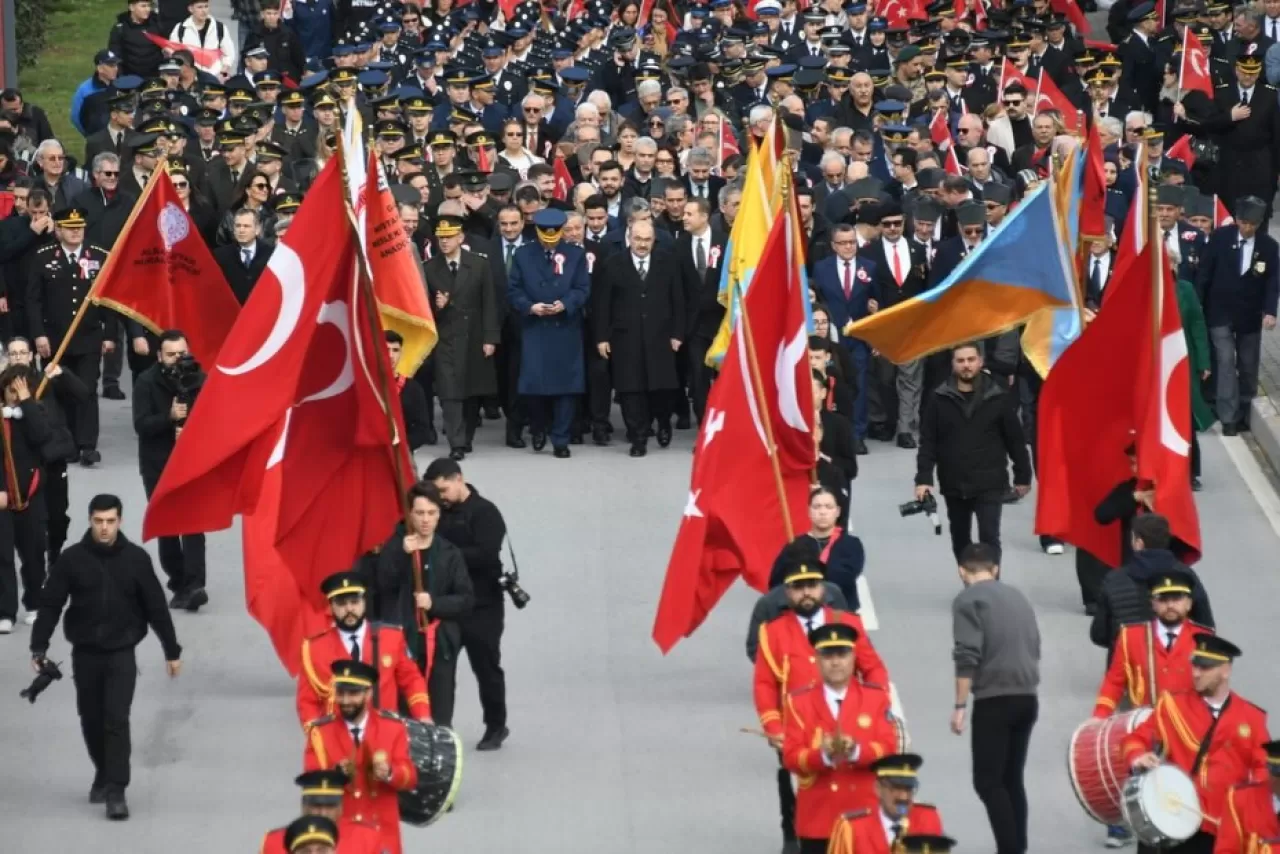 Balıkesir'de Atatürk'ün İzinde 103. Yıl Yürüyüşü