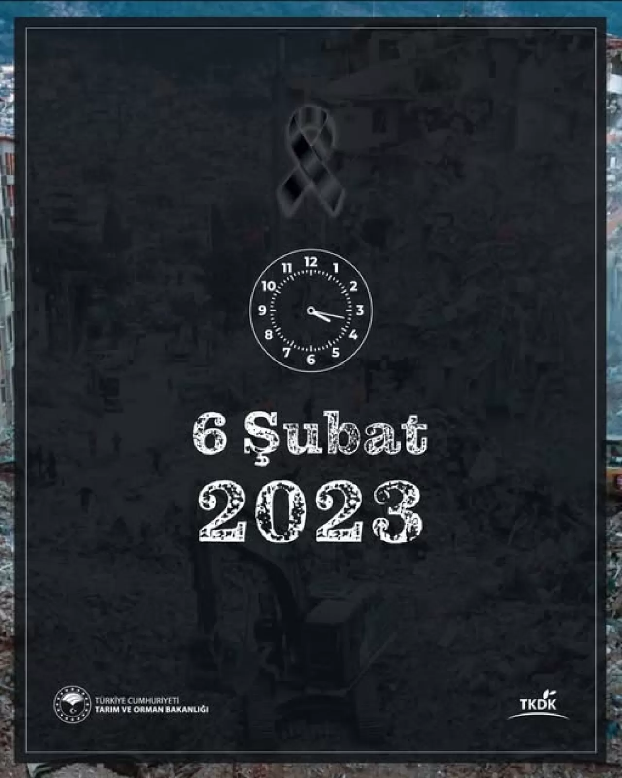 TKDK'den Depremde Hayatını Kaybedenler İçin Anma Mesajı