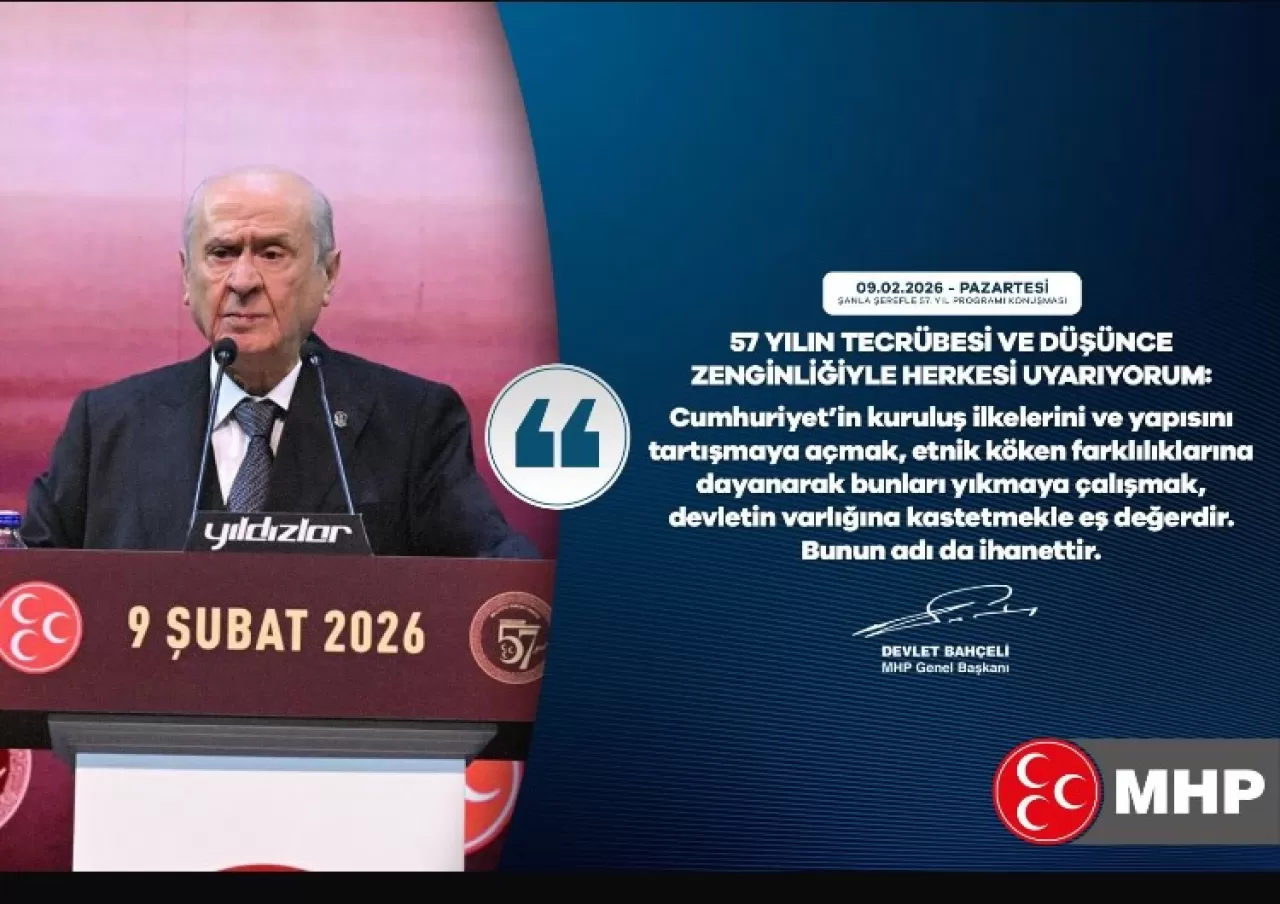 Devlet Bahçeli'den Sert Uyarı: Cumhuriyet'in Yapısını Tartışmak İhanettir