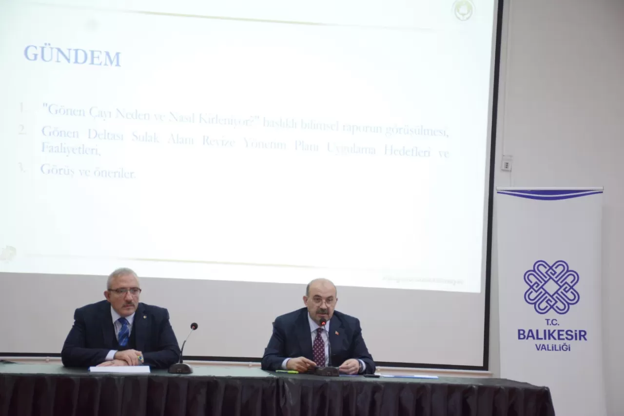 Balıkesir'de Gönen Deltası Sulak Alanı Yönetim Planı Görüşüldü