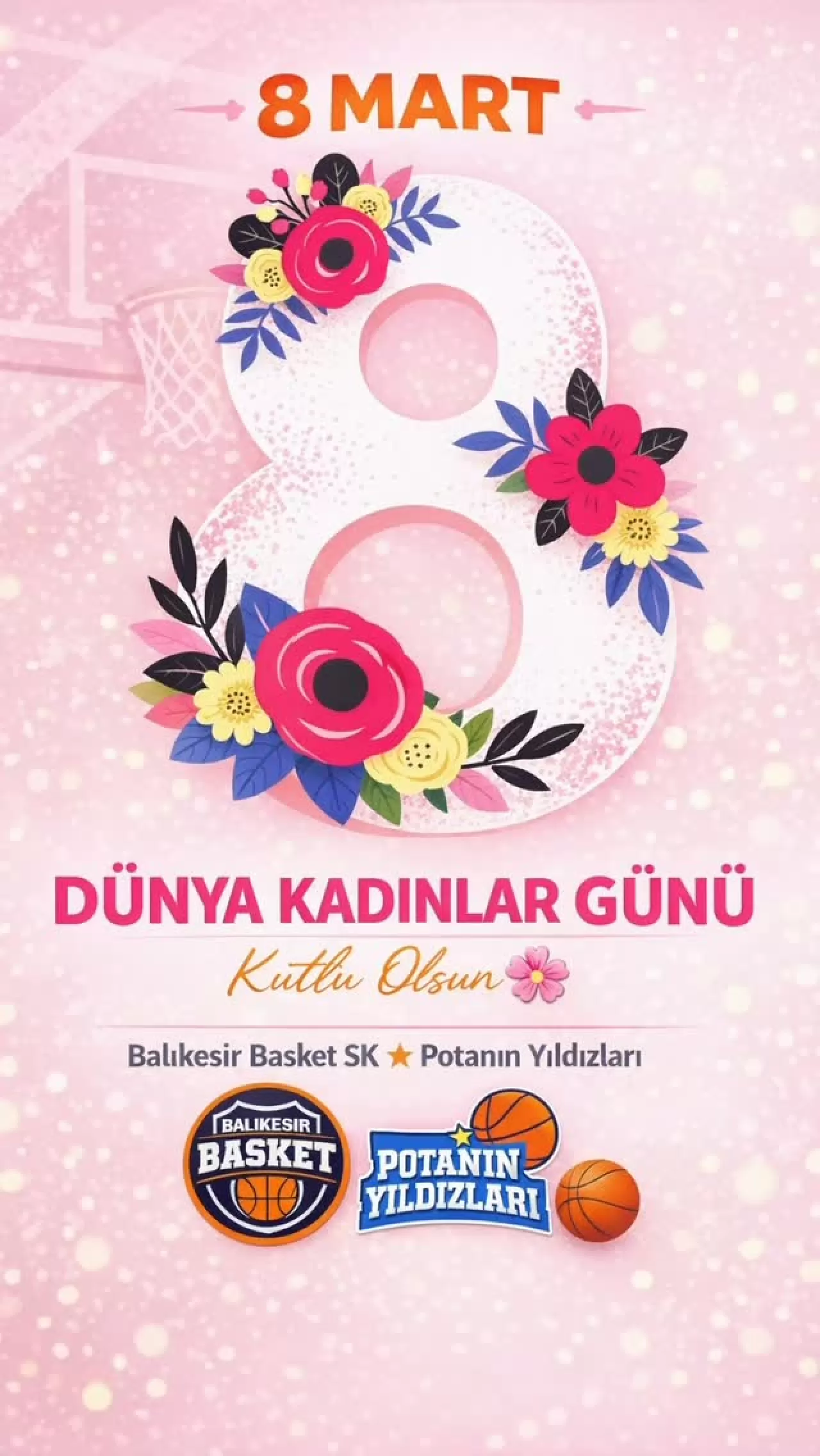 Balıkesir Basket, 8 Mart Dünya Kadınlar Günü'nü Kutladı