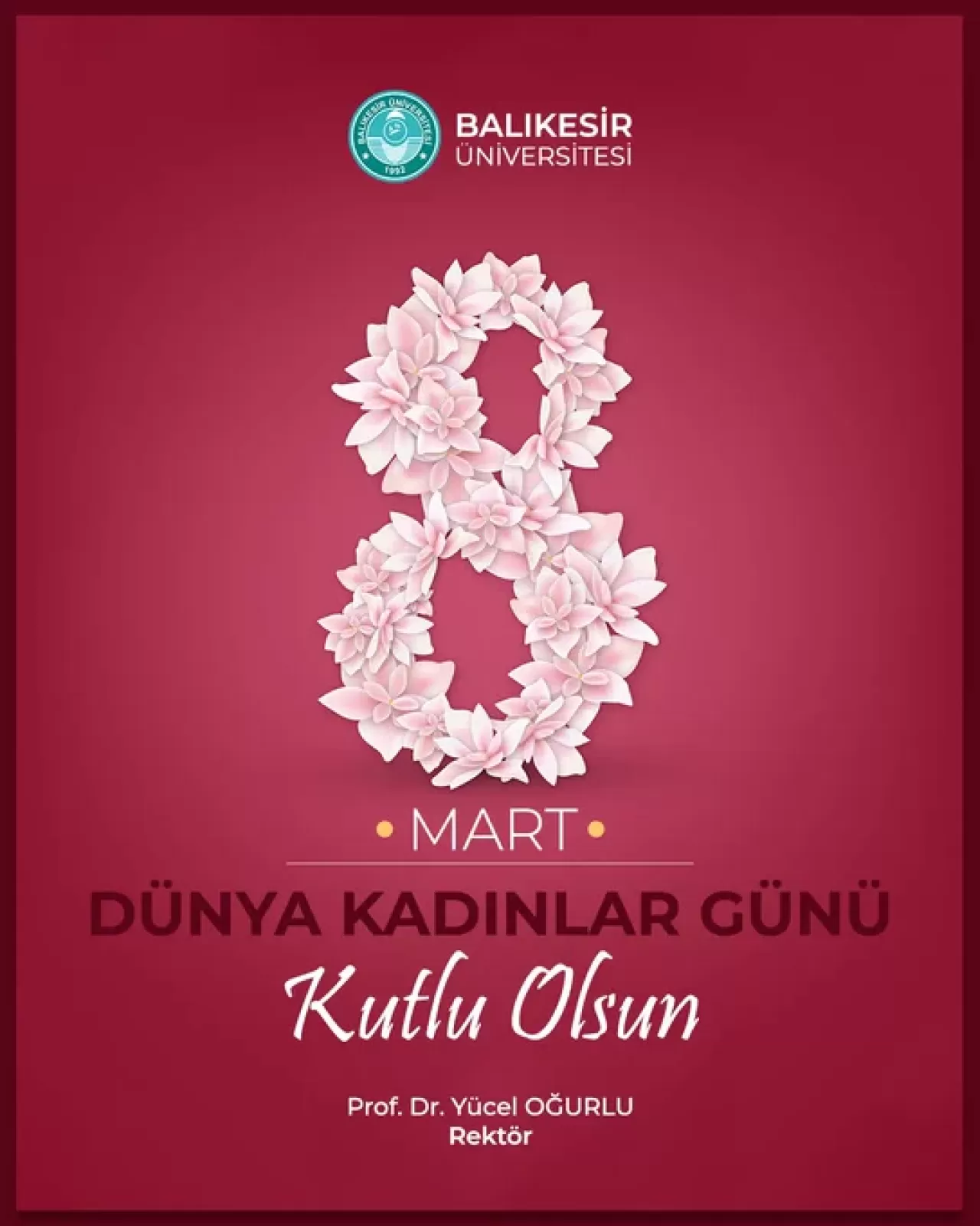 Balıkesir Üniversitesi Rektöründen Akademik Yıla Dair Mesaj