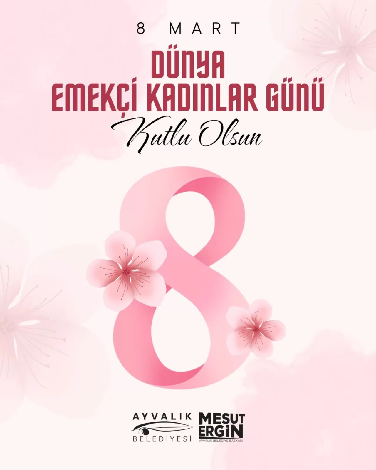 Ayvalık'ta 8 Mart Mesajı: Kadınım ve Buradayım