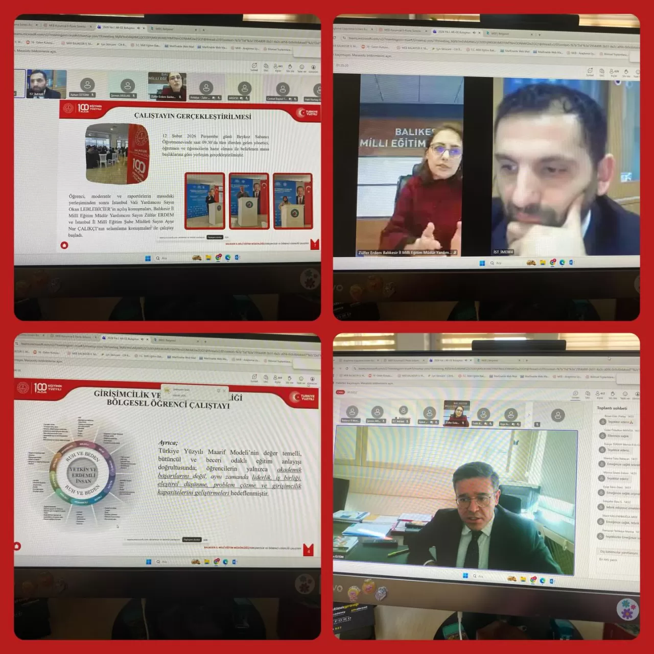 Balıkesir ve İstanbul AR-GE Birimlerinden Girişimcilik ve Liderlik Çalıştayı Sunumu