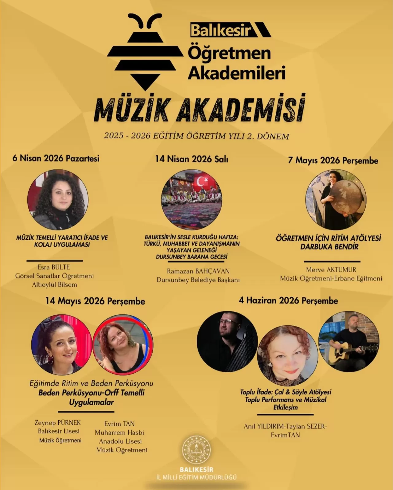 Balıkesir'de Öğretmenler İçin Müzik Akademisi Başlıyor