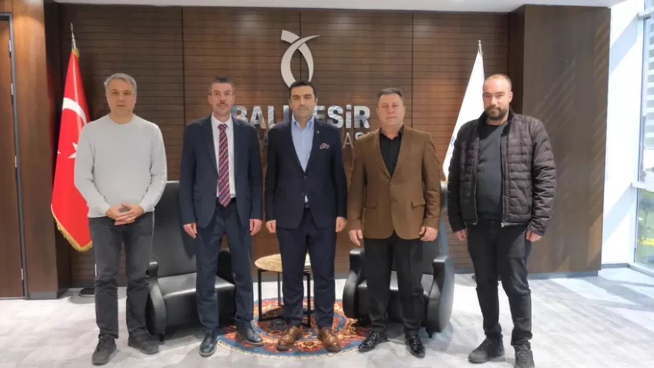 Balıkesir Şoförler Odası Başkanı, Ticaret Odası'nı Ziyaret Etti