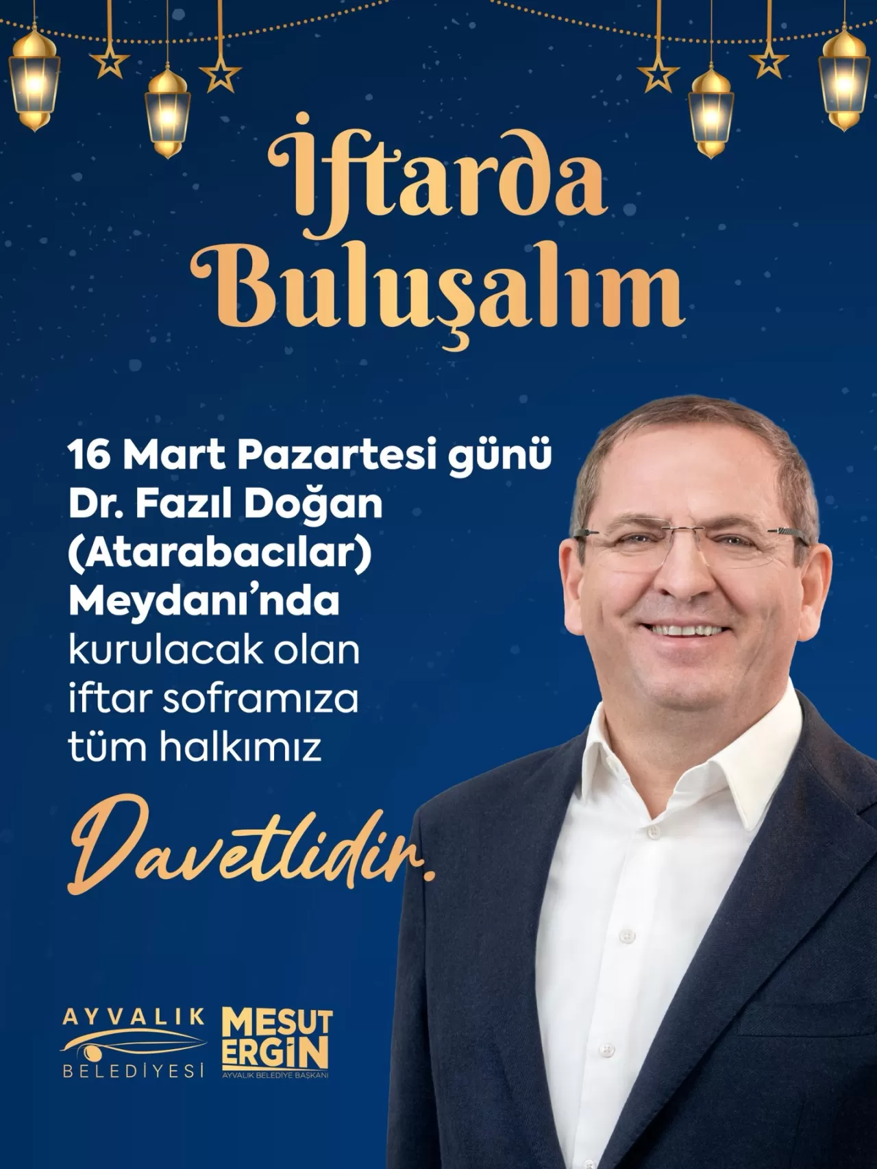 Ayvalık'ta Kadir Gecesi İftarında Tüm Halk Bir Araya Geliyor