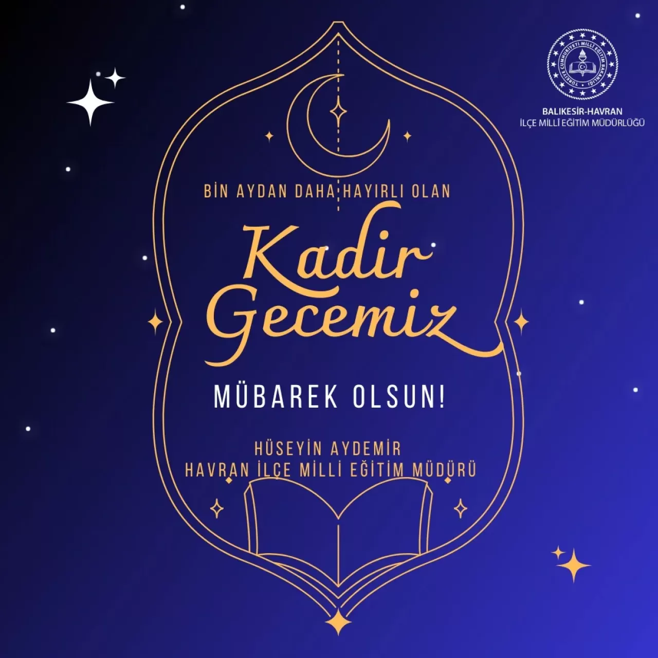 Havran İlçe Milli Eğitim Müdürlüğü Sosyal Medya Hesaplarından Paylaşım Yaptı