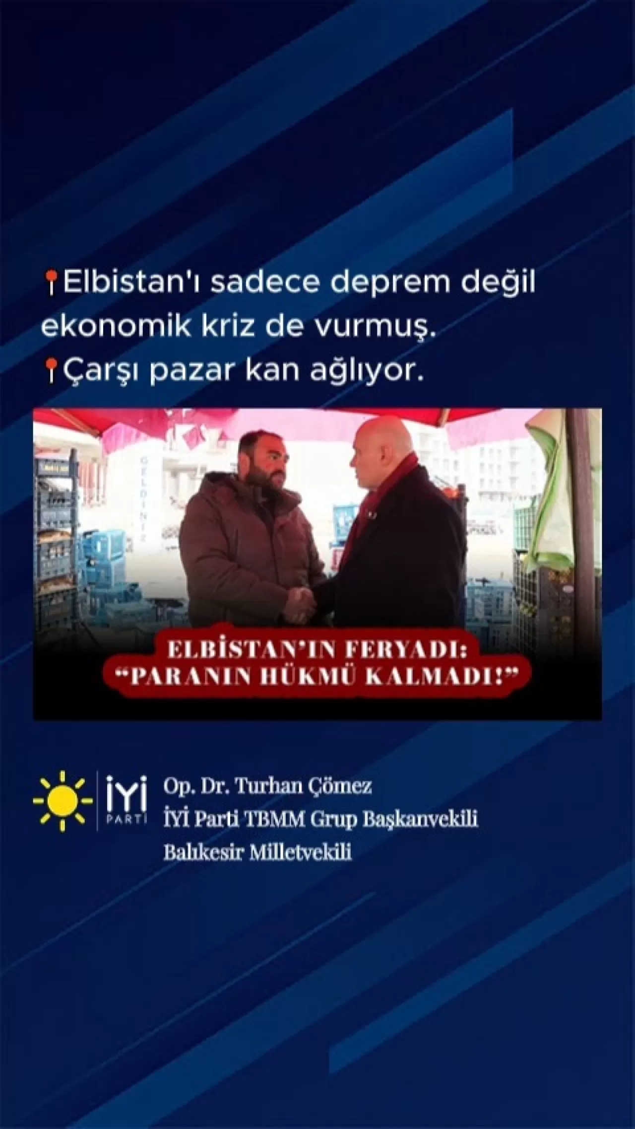 Çömez'den Elbistan Çıkarması: