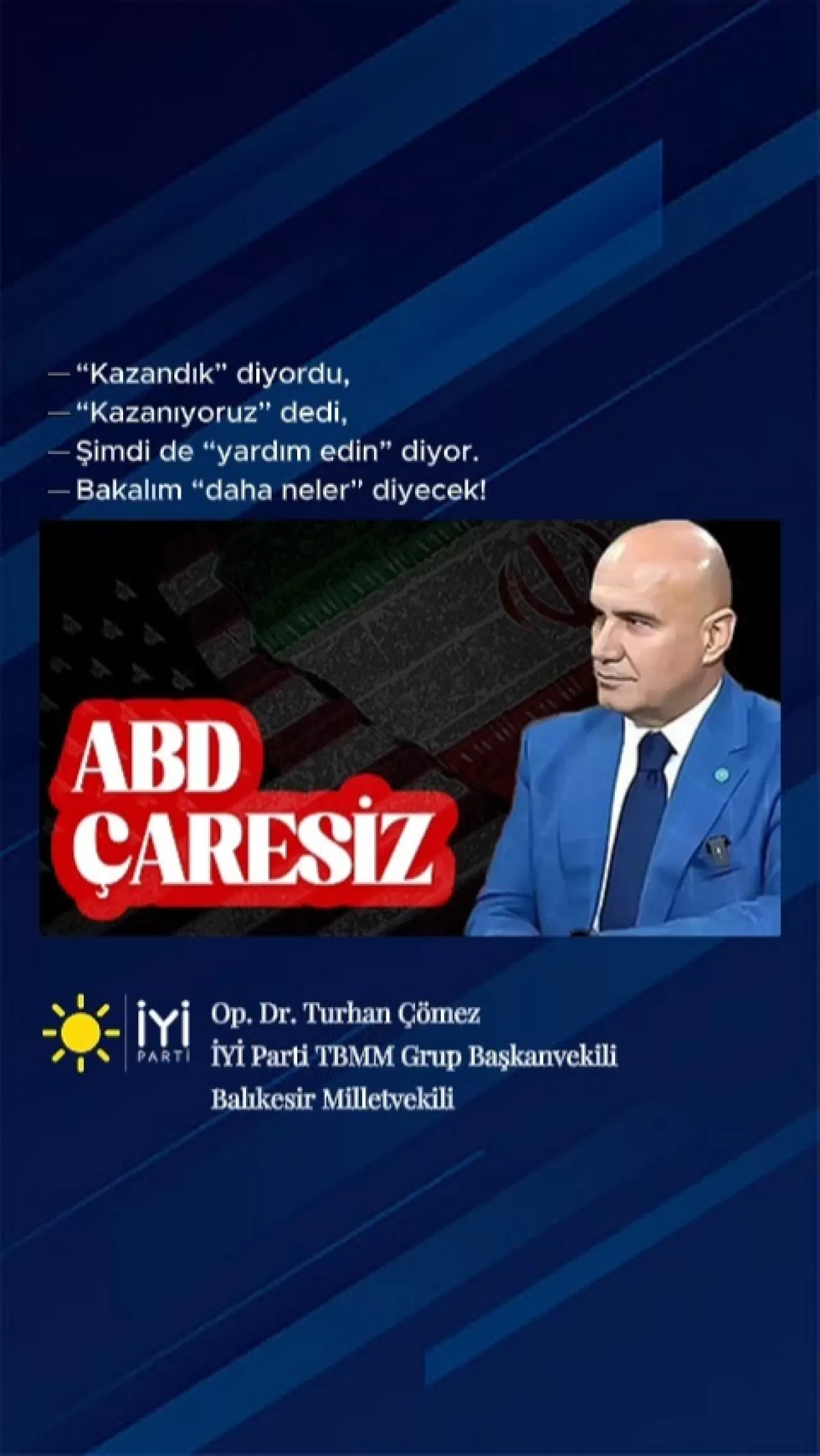 Turhan Çömez'den Siyasi Söylem Değişikliği: 