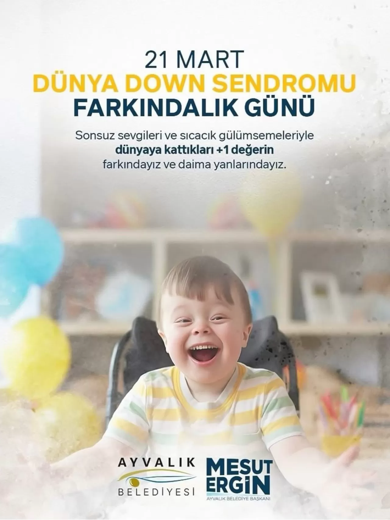 Ayvalık'tan Down Sendromu Farkındalık Mesajı: "Gerçek Dostlar Kromozom Saymaz"